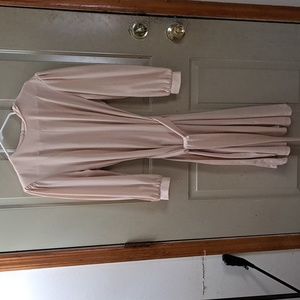 California Looks Vintage Cream Dress Plus-sized Petite